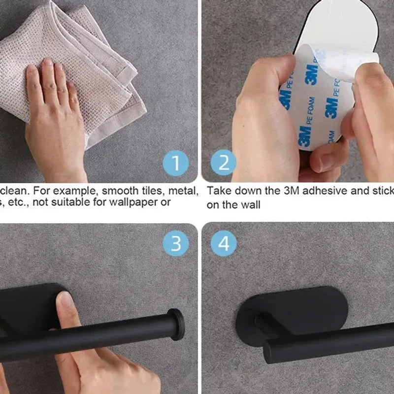 ステンレス製トイレットペーパーホルダー